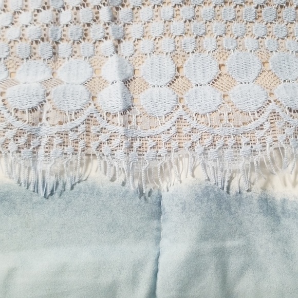 Eliza J Sleeveless Blue Lace Shift Dress NWT - Picture 5 of 8